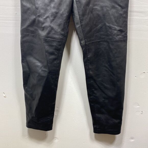 Hugo Buscati Collection Leather Pants Size 6 - Picture 4 of 6